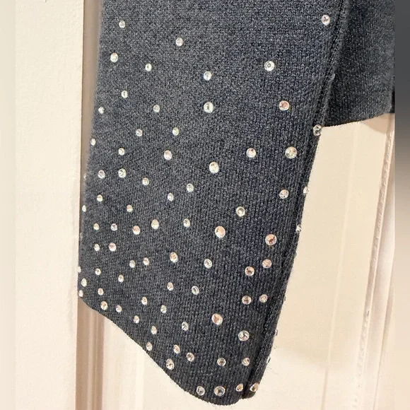 NWT Ellie Tahari Rhinestone Cardigan - Picture 6 of 9